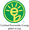 Eco-Friendly certification by green-e.org